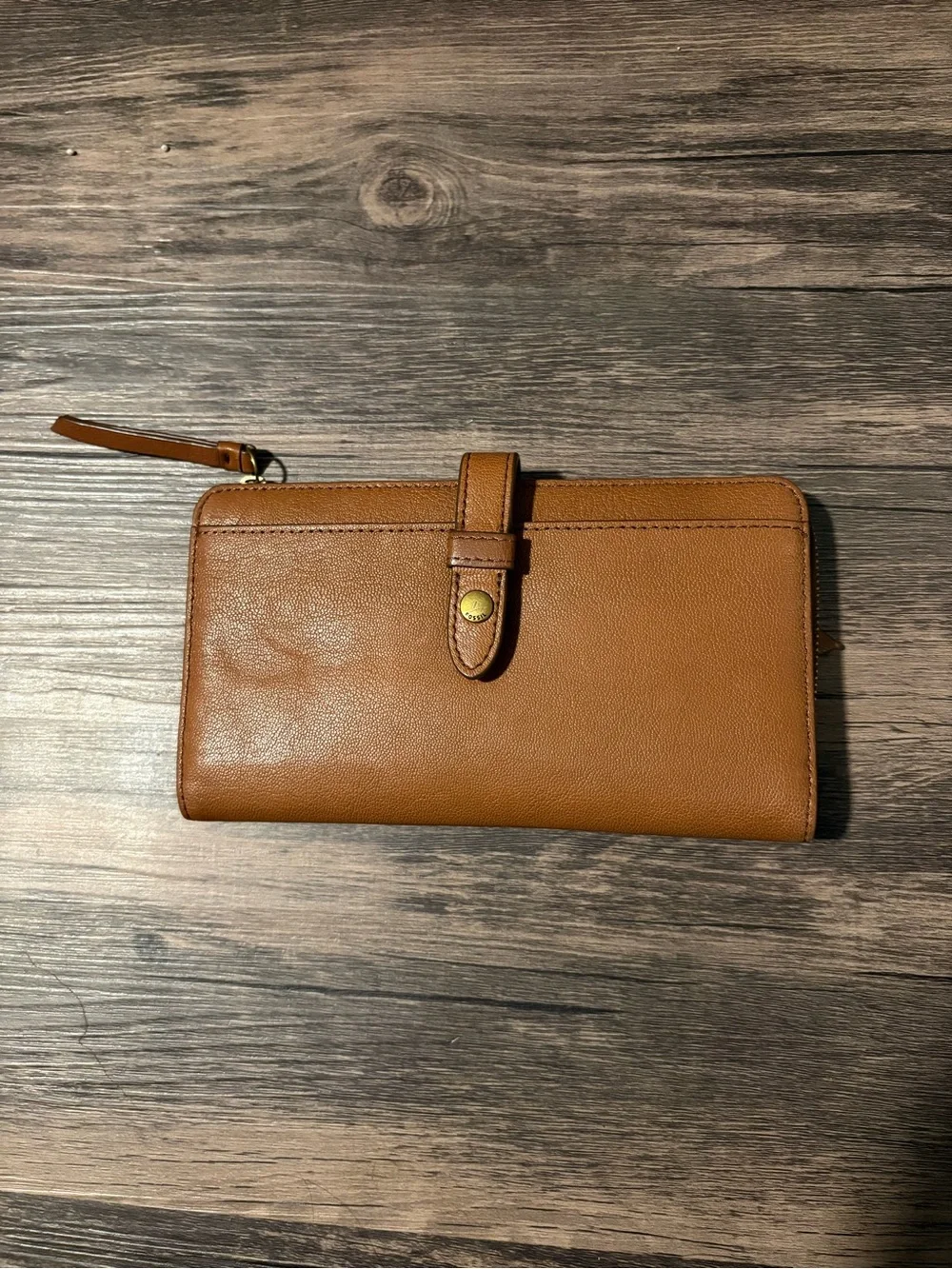 Fossil Tan Leather Wallet